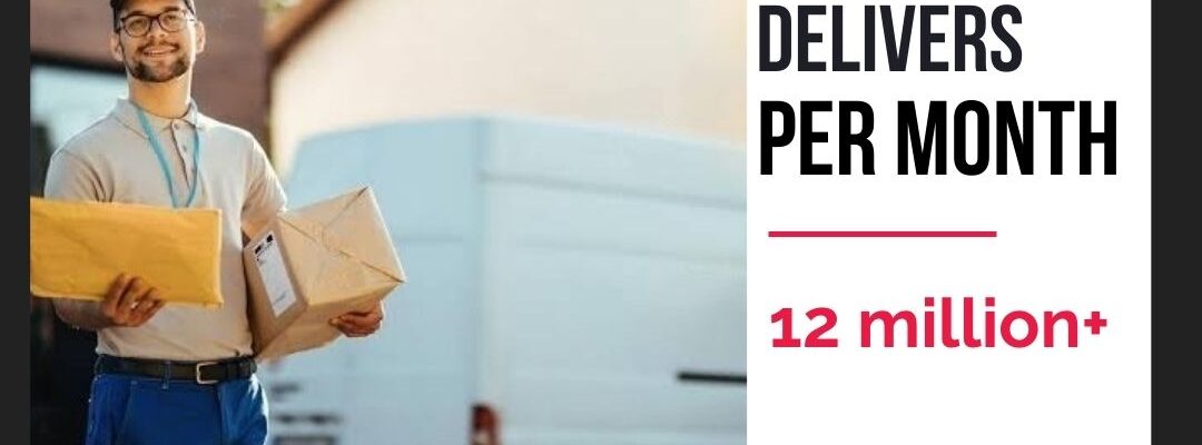 dtdc courier service chandigarh delivering employee man delivering parcel